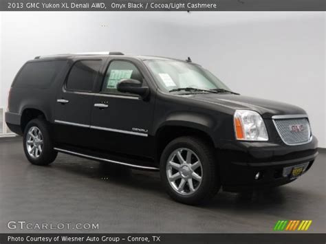 Onyx Black Gmc Yukon Xl Denali Awd Cocoa Light Cashmere