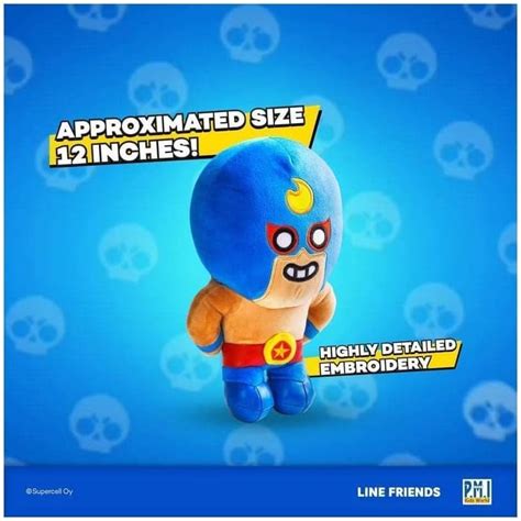 Brawl Stars Huggable Plüsch El Primo Merchversum