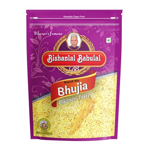 Bishanlal Babulal Boondi Mix Bhujia Bikaneri Taste Healthy Snack