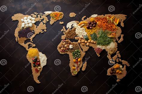 Feeding The World Sustainably How Can The World Be Fed In Future World Map Made From Different