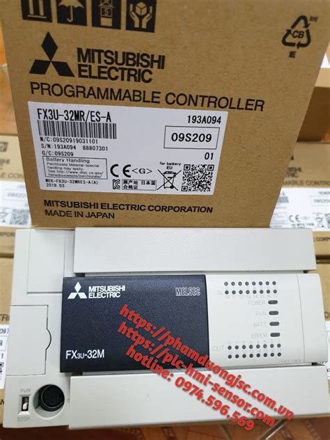 BỘ ĐIỀU KHIỂN LẬP TRÌNH LOGIC FX3U 32MR ES A CÔNG TY CỔ PHẦN SẢN XUẤT