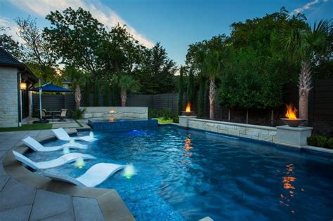 Preston Hollow Transitional Modern Transitional Pool Dallas By Randy Angell Designs