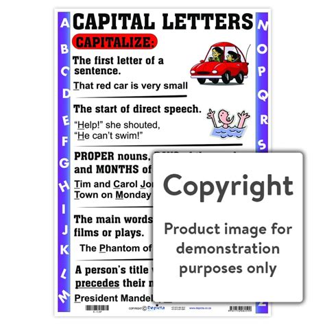 Capital Letters Chart - Play School Room CC