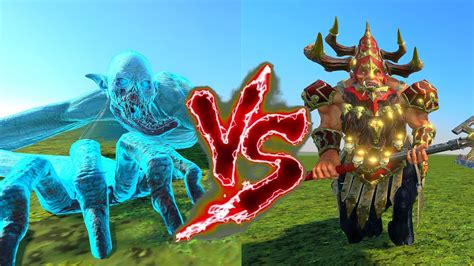 Mourngul Hunter Vs Bull Centaur Taur Ruk Total War Warhammer Youtube