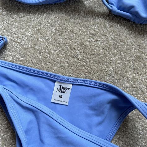Tiger Mist Bikini Set In Blue This Set Is Soo Cute Depop