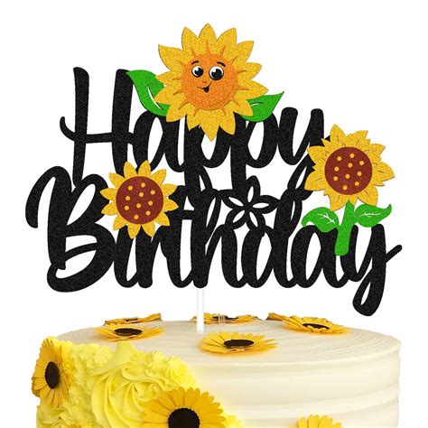 Sunflower Shaped Cake