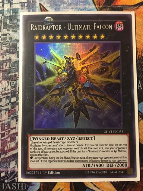 Amazon Konami YuGiOh Shining Victories Super Rare Raidraptor