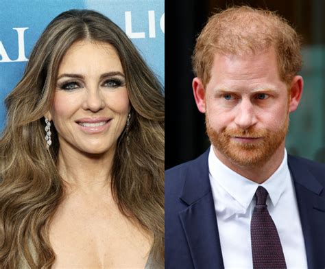 Elizabeth Hurley Addresses Longtime Rumor She Once Slept With Prince Harry