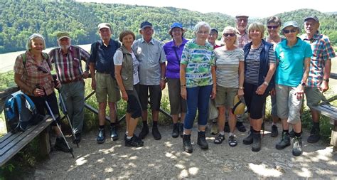 Wanderung Des Schw Bischen Albvereins Im Donautal