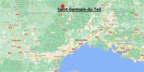 Où se trouve Saint Germain du Teil Carte Saint Germain du Teil Où se