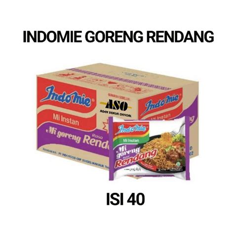 Jual Top Brand Dus Isi Pcs Indomie Goreng Rendang Promo