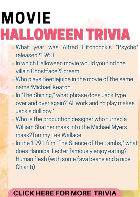 100+ Ultimate Halloween Trivia For Kids & Adults! - Kids n Clicks