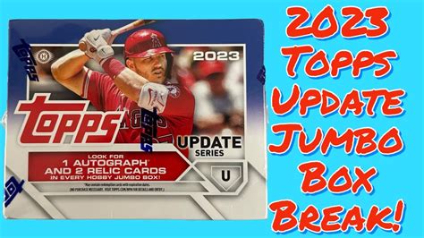 2023 Topps Update Jumbo Box Break YouTube