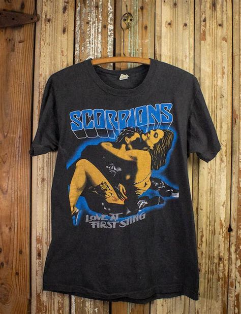 Vintage Vintage Scorpions Love At First Sting Concert T Shirt 1984 Grailed