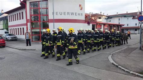 Brandszenario Inspektion Übung bei Neudörfler Office Systems BVZ at