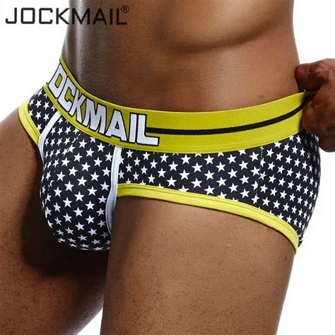 Jockmail Sexy Man Underwear Men Briefs Cotton Male Panties Slip Cueca