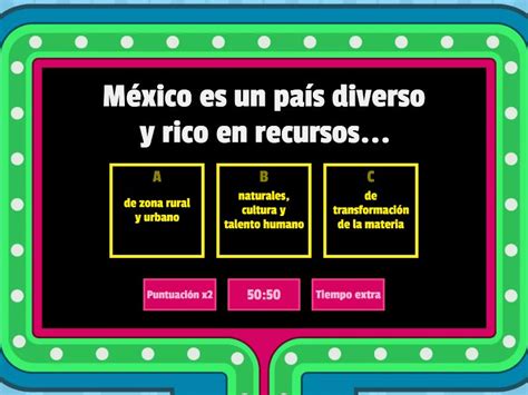 Divicion De Actividades Economicas En Mexico Gameshow Quiz