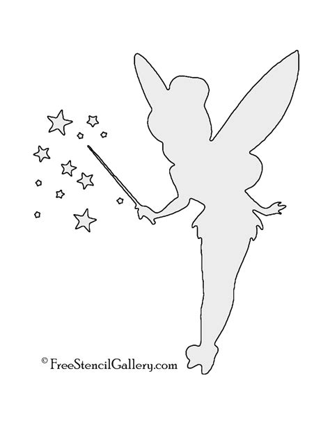 Tinkerbell Stencil Free Stencil Gallery