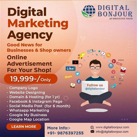 An Advertisement For Digital Marketing Agency