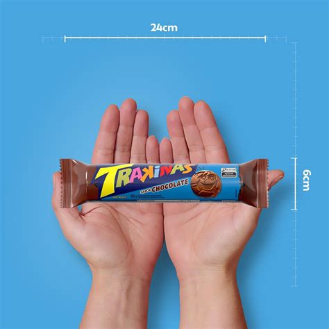 Biscoito Recheado Trakinas Chocolate 126g Mondelez