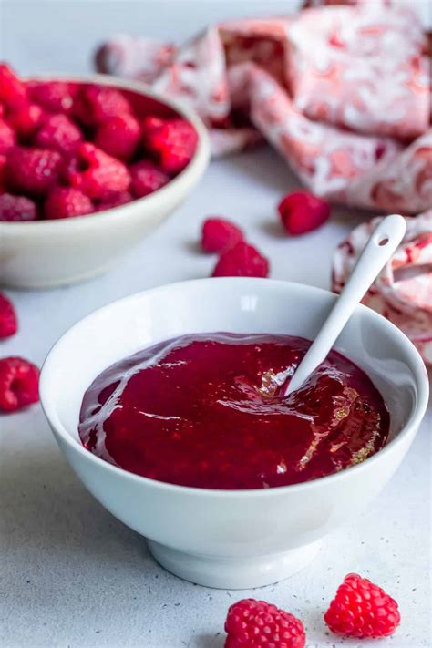 Fresh Raspberry Sauce Recipe Bakes By Brown Sugar