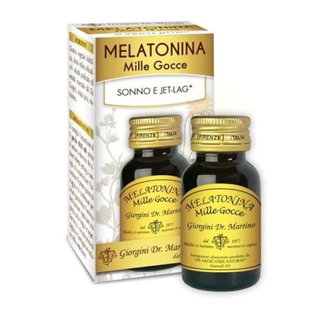 Dr Giorgini Melatonina Mille Gocce Ml Farmaciauno