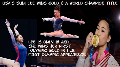 Suni Lee Suni Lee Wins Olympic Gold Suni Lee Wins Gold Medal In