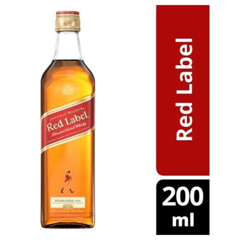 Petaca Whisky Johnnie Walker Red Label 200ml