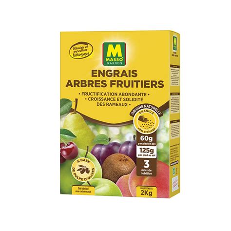 Engrais Arbres Fruitiers Uab Masso Garden En Granul S Utilisable En