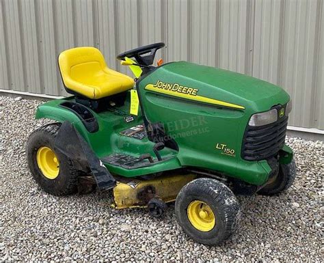 John Deere Lt150 Automatic Riding Mower Schneider Auctioneers Llc