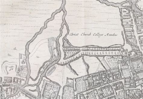 Map Of Oxford 18th Century Engraving By Pieter Van Der Aa After David