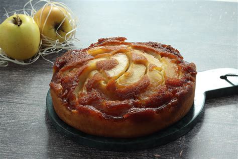 Recette G Teau Renvers Aux Pommes Et Caramel En Vid O G