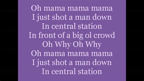 Rihanna-Man Down (Lyrics) - YouTube