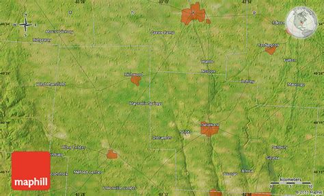 Satellite Map of Marion