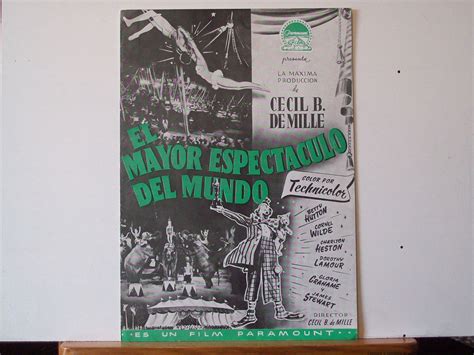 EL MAYOR ESPECTACULO DEL MUNDO MOVIE POSTER THE GREATEST SHOW ON