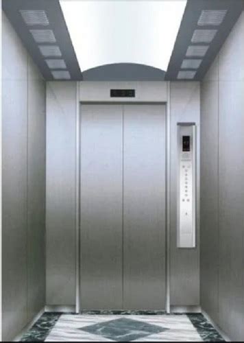 Volts Ac Stainless Steel Center Door Passenger Lift At