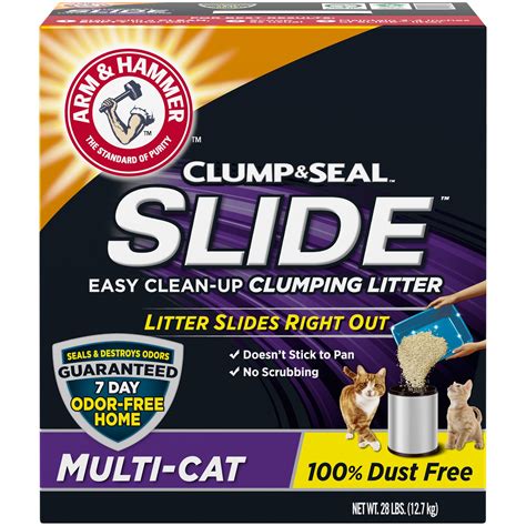 Arm And Hammer Slide Easy Clean Up Litter Multi Cat 28lb