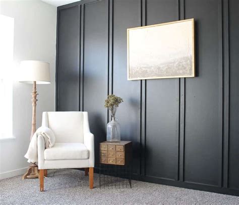 Black Board And Batten Accent Wall Soul Lane