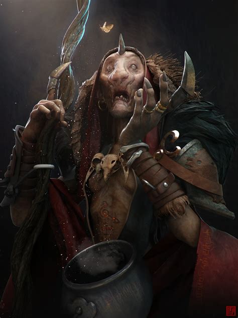 Baba Roga, by Sasha Ristic Krieger : r/ImaginaryImmortals