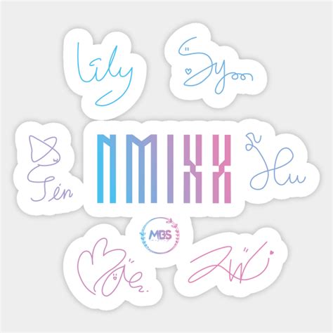 Design with Nmixx Signature Stickers