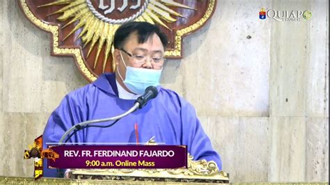 Live Tv Mass Today At Quiapo Church Tuesday March Am