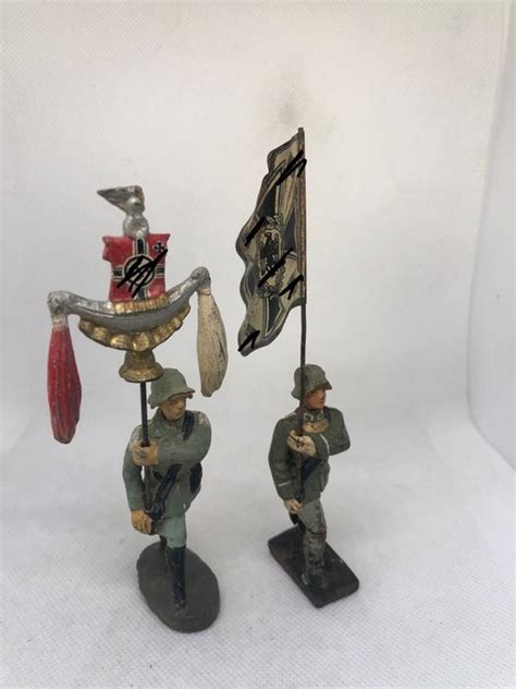 Elastolin Figure Soldat with Flag Fahnenträger Catawiki