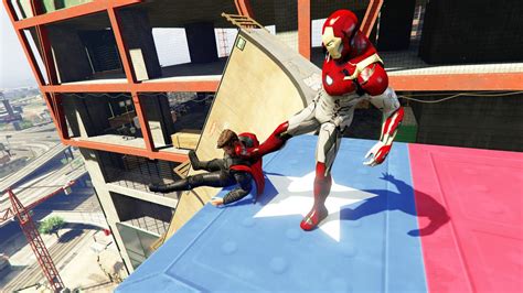 GTA V Best Extreme Ragdolls And Fails V 58 Iron Man VS Thor Epic