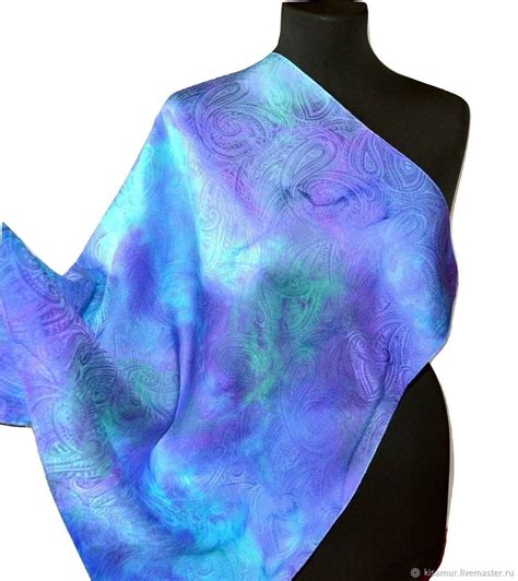 Купить платок пейсли восточный огурец женский шейный шелковый жаккард ...