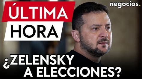 Zelensky se postulará para un segundo mandato presidencial si continúa