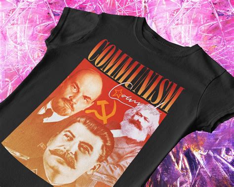 Communism Comrades Tee Stalin Lenin Marx Soviet Union Rap Tee