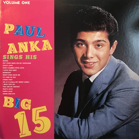 Paul Anka Sings His Big Vinyl Records Lp Cd On Cdandlp