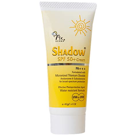 Buy Fixderma Shadow Spf Cream Pa Water Resistant Non Greasy