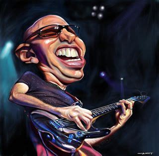 Sebastian Cast Dibujante Joe Satriani Caricaturas Divertidas Arte