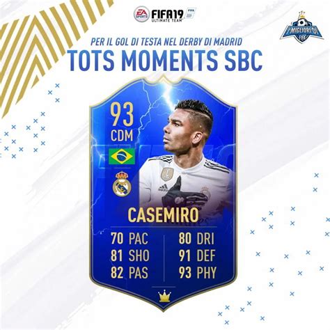 Fifa Sbc Casemiro Tots Moments Requisiti Premi E Soluzioni